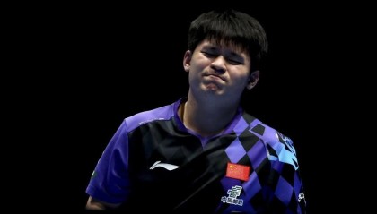 0-3不敌F-勒布伦，林诗栋：我在接发球方面比较慌